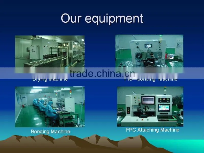 4.3inch colour glass module