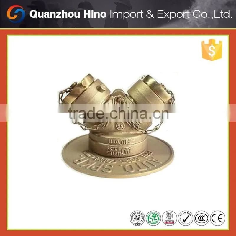 DN100 Two way breeching inlet with flange end