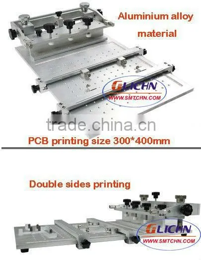 high precision screen printer/PCB solder paste screen printer machine SP40 contrapuntal calibration