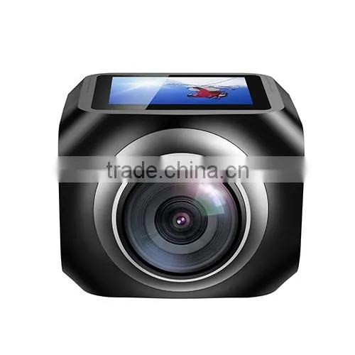 360-degree video camera 1440p FHD wifi 8 effects ,VR panoramic action camera 2.4G remote optinal