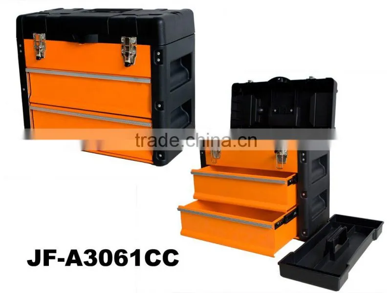 Steel tool box with drawer