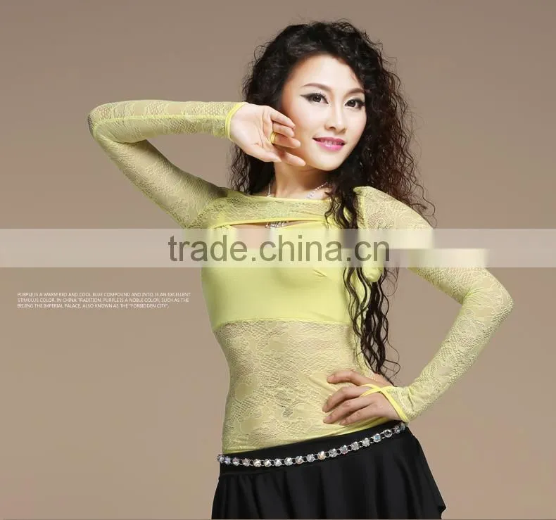 Girl Soft Lace Belly Dancing Shoulder Top | Sexy Belly Dance Bolero