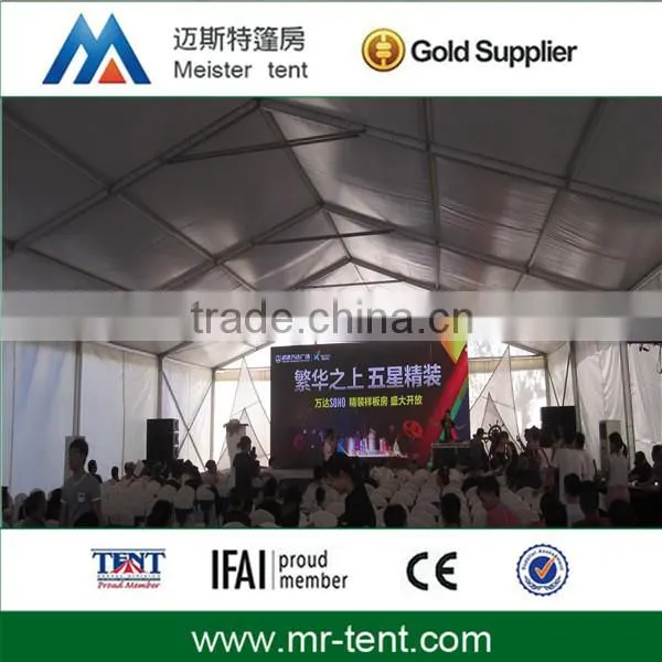 Aluminum frame clear span giant party tents 10x21m