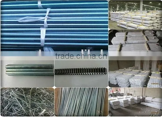 high quality 8.8gr zinc plated threaded rod