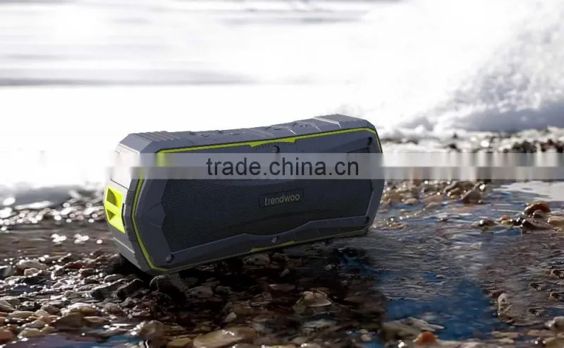 timekeeper trendwoo waterproof bluetooth speaker support hands free