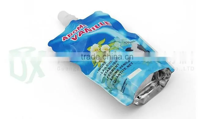Hot sell color printing wholesale squeeze pouch with spout for baby liquid food in factory