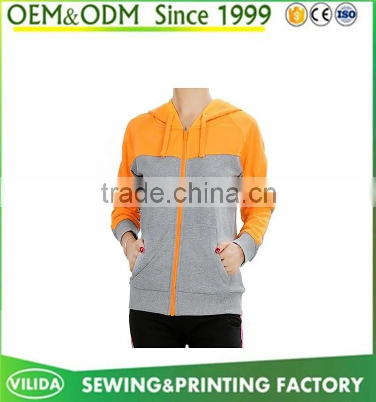 Korean version popular trend slim fit extra long stand collar hoodies coat