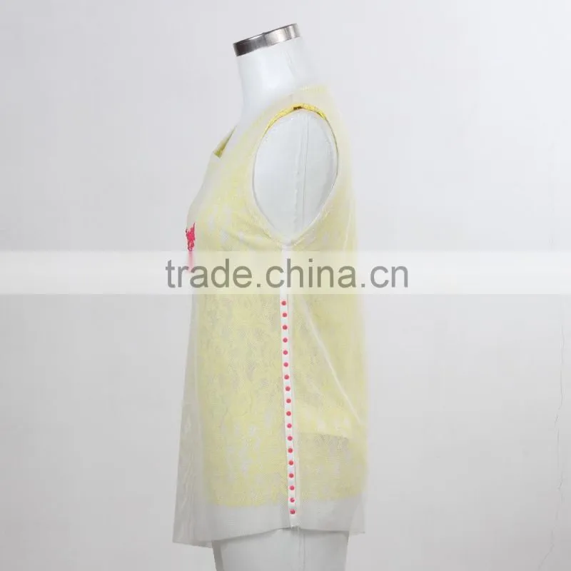 F5S15205 Sexy Lace Tank Top for Women