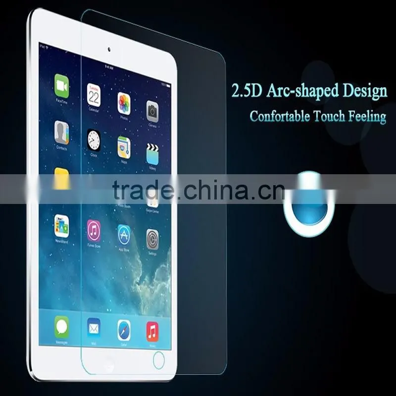 nano anti shock new top quality for ipad mini tempered glass screen protector