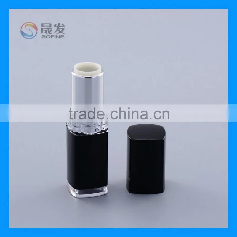 Colors Black beauty empty lipstick tube for make up