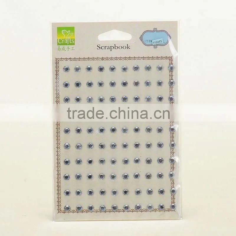 Custom Jewelry seal Rhinestone Acrylic sticker