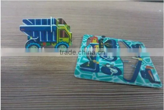 3D plastic DIY puzzle toy