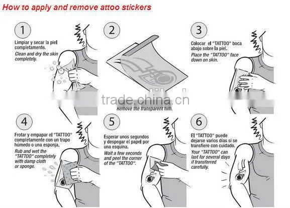 280 special design butterfly glitter body transfer tattoo stickers