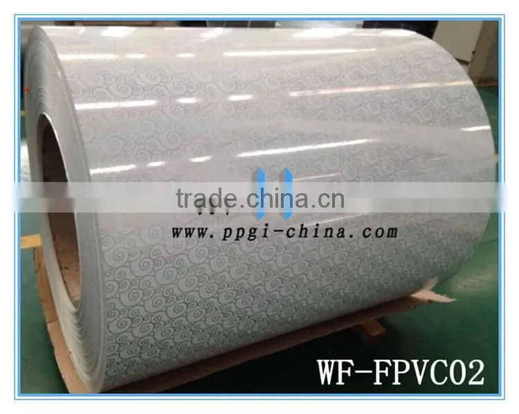 White PVC Steel Sheet For Kitchen Cabinet And Furniture