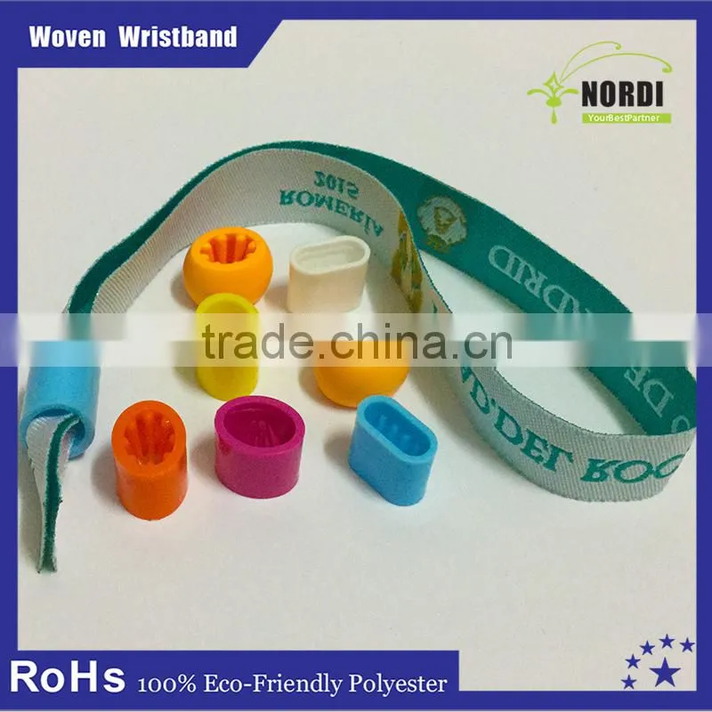 Promotional Eco-friendly Polyester Woven Bracelet&rfid wristband