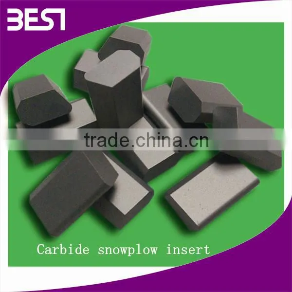 Best-003 snow plow insert made of tungsten carbide scrap