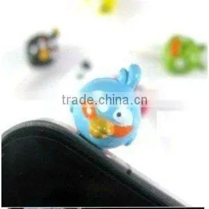 hot selling lovely earphone jack dust cap plug for iphone 4s/G