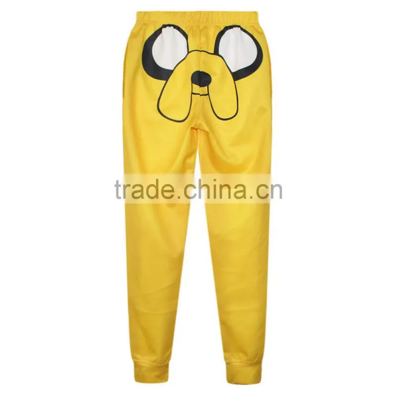 2015 Women Pants Harem pants Jack Print Sublimation Print Trousers N18-3