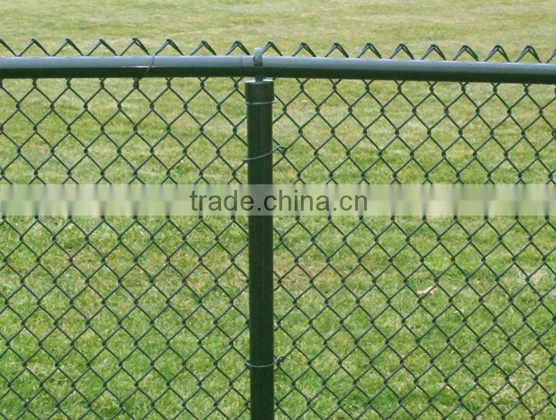 used pvc coated chain link fence for sale factory price standard weight