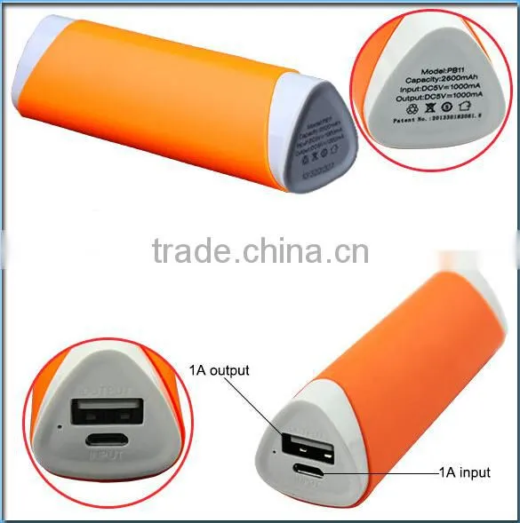 Hot sales 2600mAh Mobile Power / USB Power Bank for Kinds Mobile Phone