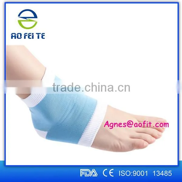 2016 New Products SPA heel socks foot and leg spa detox foot spa heel moistured gel socks health care product for foot care