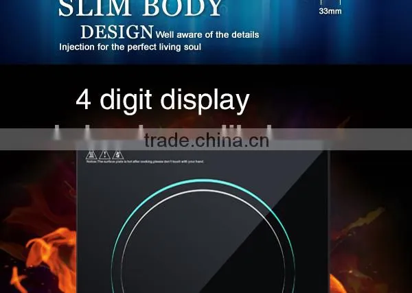 Kitchen appliance 4 digit display induction plastic body cooker Electric induction cooker