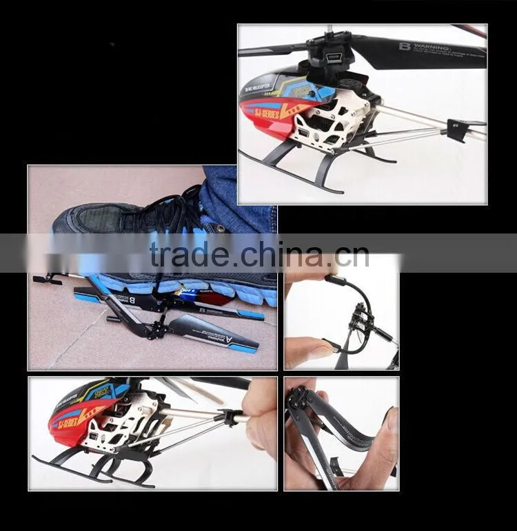 Unique Double Handle Controller 2.4GHz 3.5-CH R/C Helicopter With DIY Flash Words