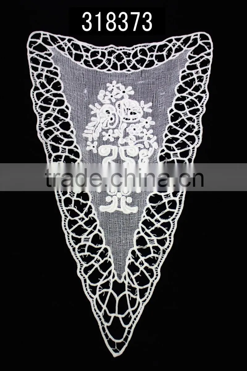 Hot sale embroidery collar crochet neck lace for women garment
