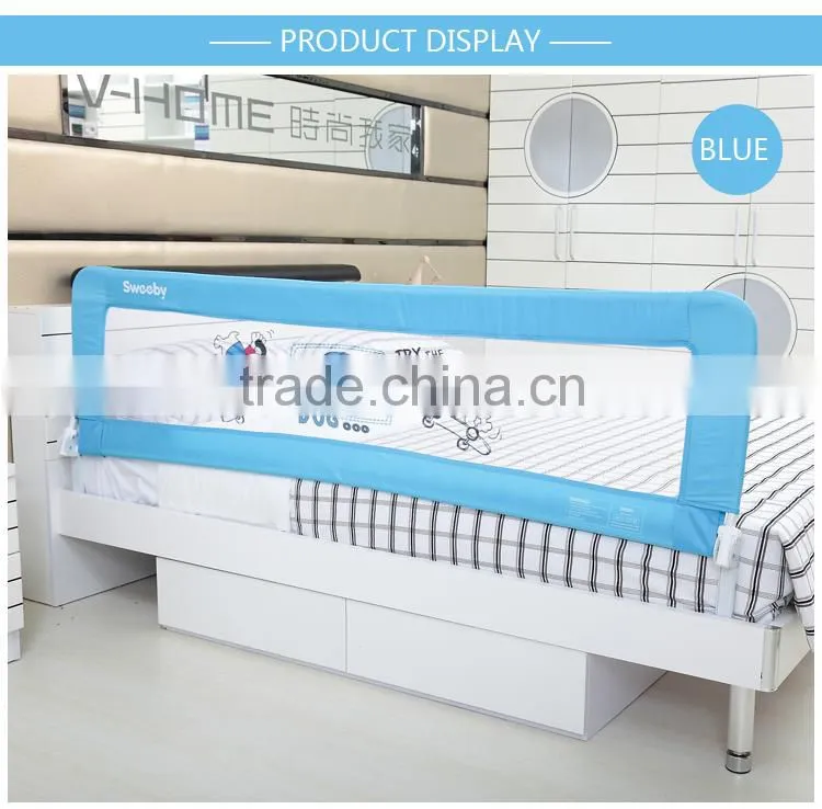 Foldable baby bed rail/playpen