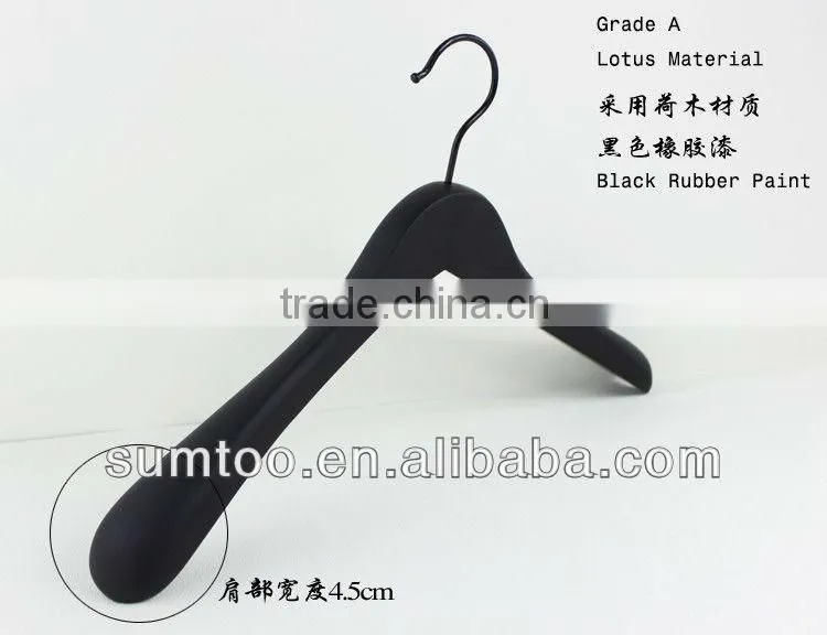 SUMTOO 8017 VIP Guangxi home product bulk wood hangers for gentlemen suit