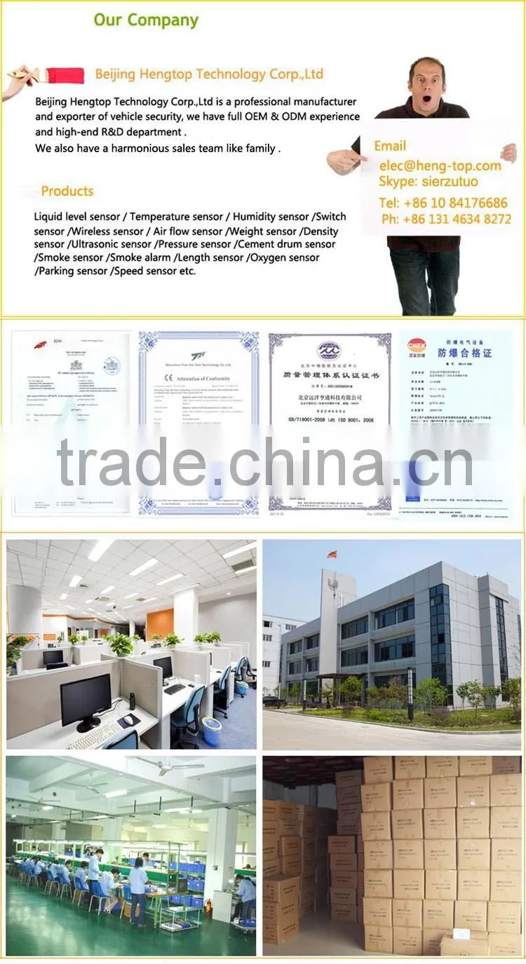 TP-C-12 industrial fuel pressure sensor work with GPS tracker
