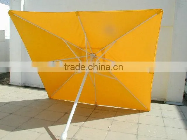 Square advertising sun parasol