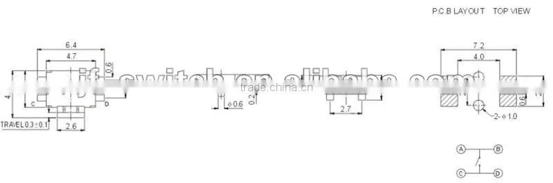electronic tact switch ts-1114em