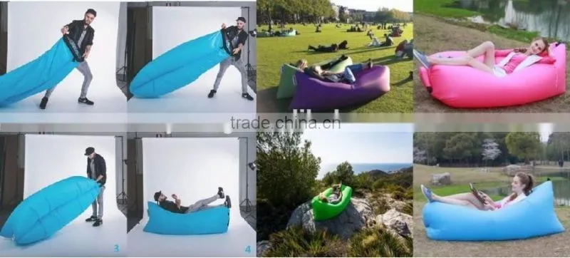 Fast Inflatable Lounger Chair Air Lazy Bean Bag Air Sleeping Bag Inflatable Air Sofa