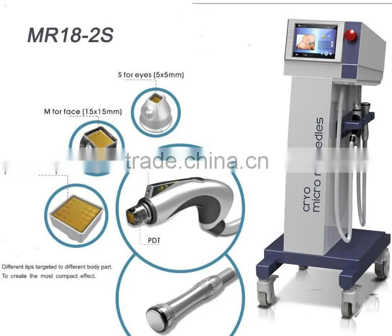 LINGMEI manufacturer salon use rf cooling thermgic face lifting machine/fractional rf face lifting equipment