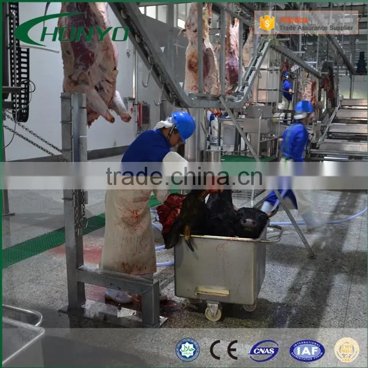 Halal Automatic Customized Cattle Cow Slaughtering Line Equipment Machine