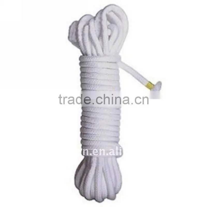 flat colored cotton rope with competitive price
