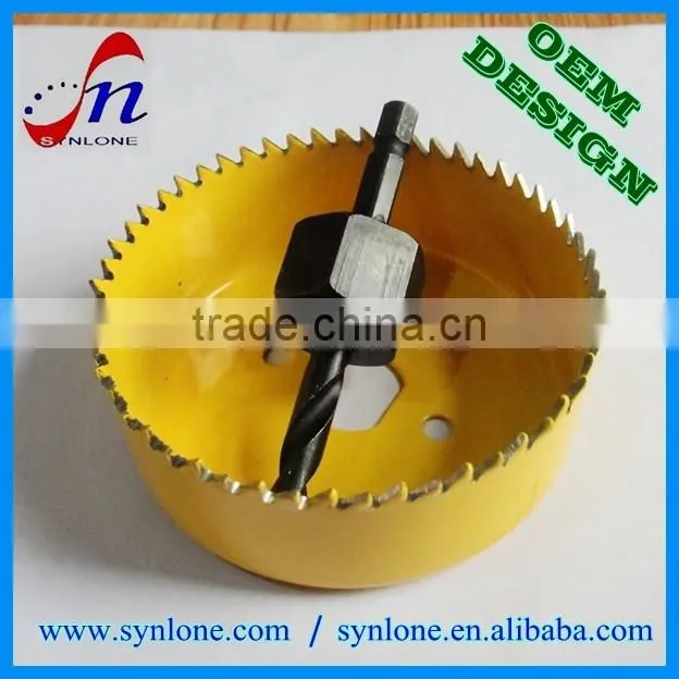 High quality high precision wood cutting hole saw with 100% inspection