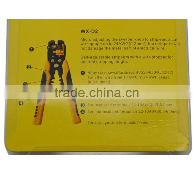 Hot Sell New Automatic cable Heavy Duty Wire Stripper ,Automatic Wire Cutter,Crimping Pliers Multifunctional Terminal Tool