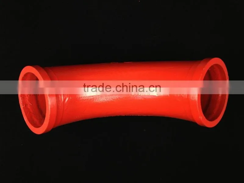Long Term Service OEM Production Putzmeister DN125 5" Concrete Pump Hardened Steel Pipe Bend