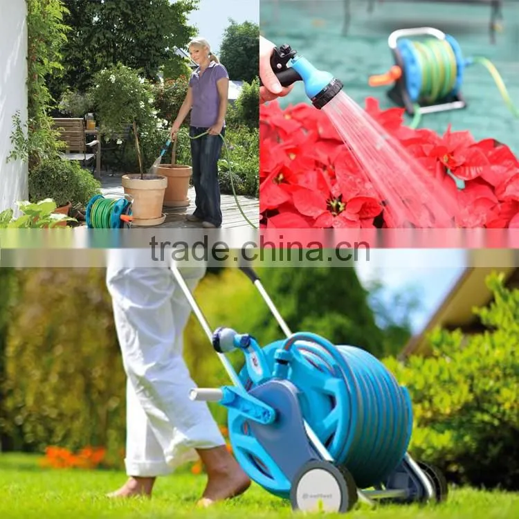 2016 hot sale retractable water hose reel cart with cheap price