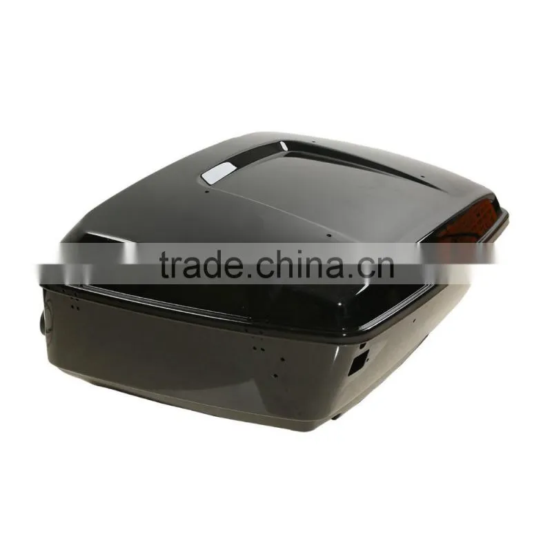 Black Tour Pak Pack Trunk For FLHT Ultra-Classic Electra Glide 2014-2016