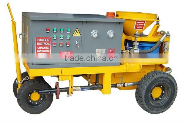 Shotcrete nozzle for shotcrete machine