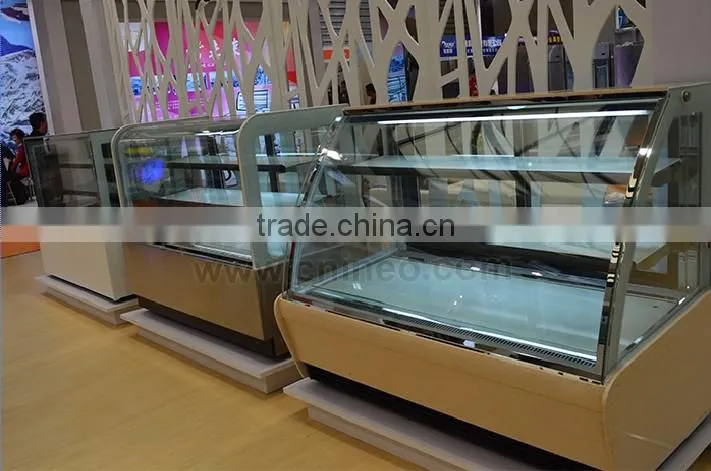 Table Top Hot Bread Rack Curved Glass Bakery Display/Bakery Display Racks/Bakery Rack