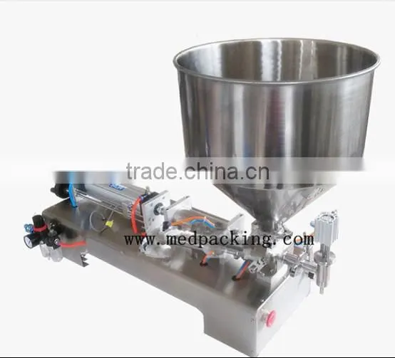 Semi-auto Single Head Cream Shampoo Paste Pneumatic Filling Machine