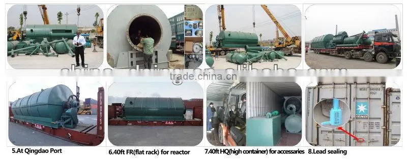 black motor oil to diesel distillation machine