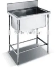 Hot sale stainless steel sink work bench ZQS-1T
