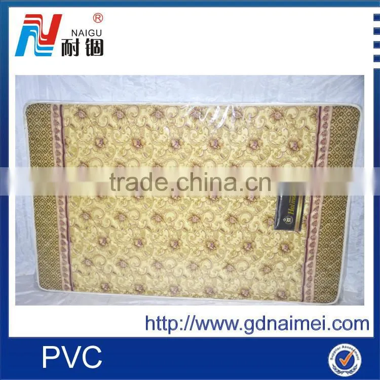 transparent pvc mattress packing plastic film,soft pvc printing film