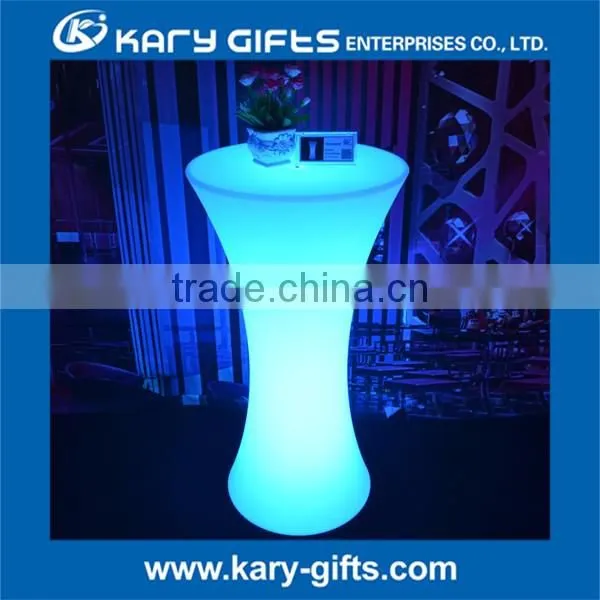 Color Changing High Event Tall LED Cocktail Table