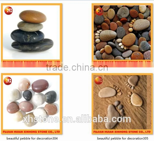 flat river polish decorative pebbles stone